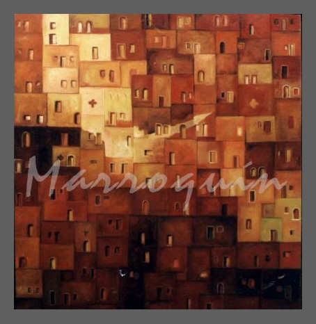 Yolanda Marroqu�n ... RECUERDOS DE TARDE ... 100 x 90 ... Oleo sobre tela